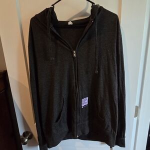 Dark Gray Zip-Up Hoodie